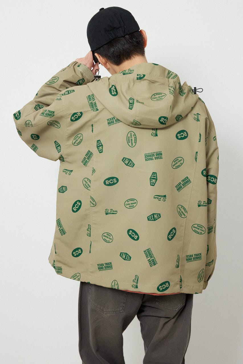 スタンプマウンテンパーカー BEG M