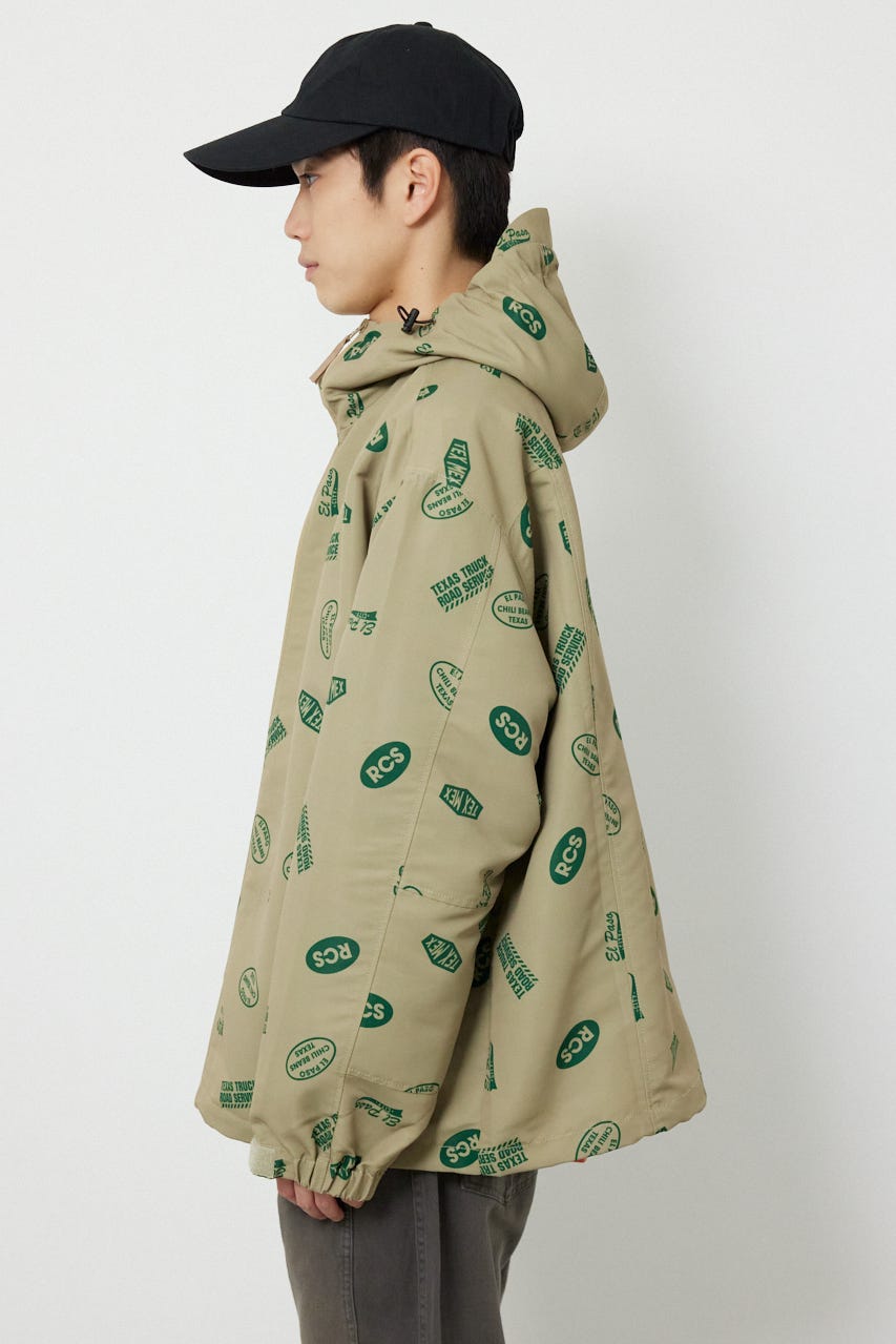 スタンプマウンテンパーカー BEG M