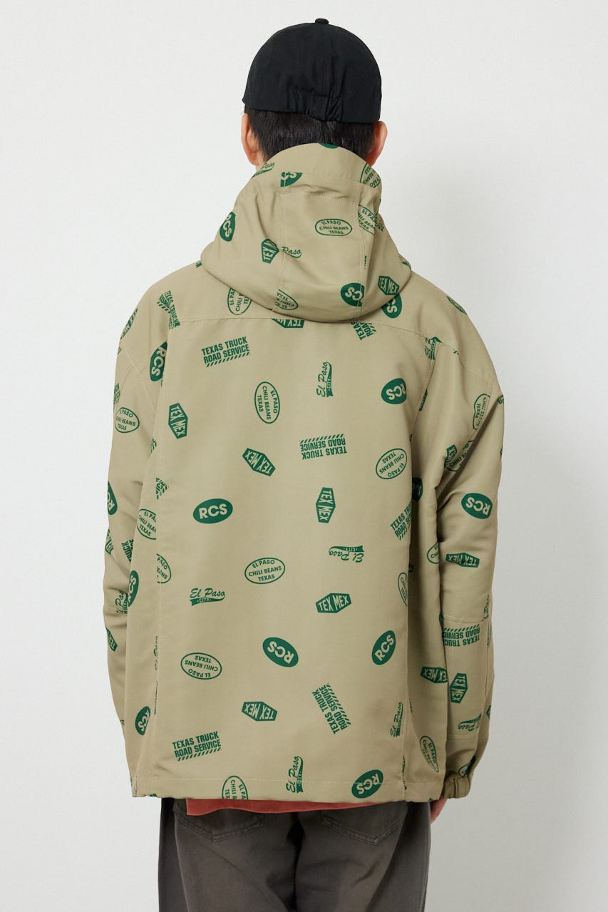 スタンプマウンテンパーカー BEG M