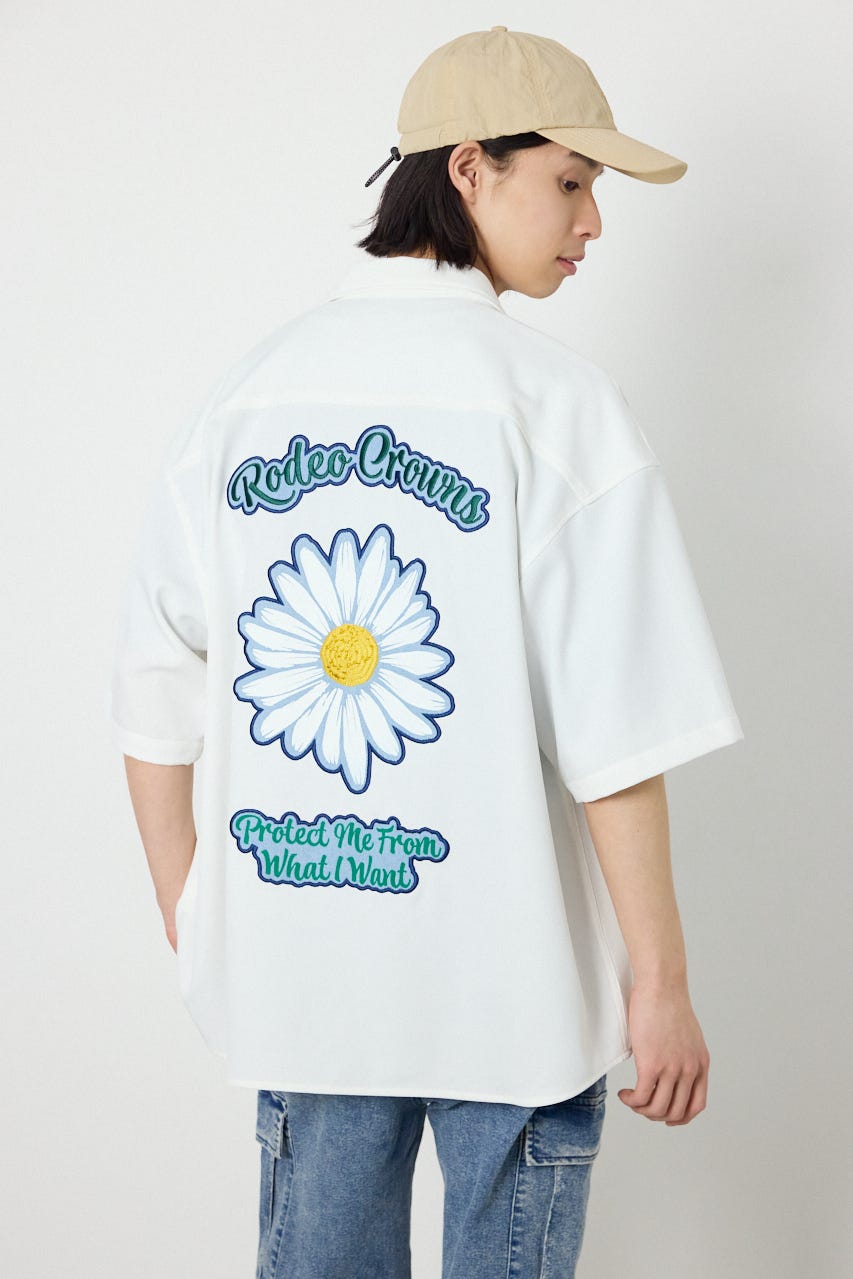 COOL MAX パナマデイジーシャツ WHT L