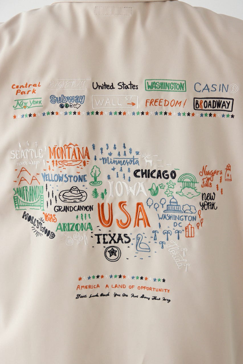 USハーフスリーブコーチシャツ BEG L