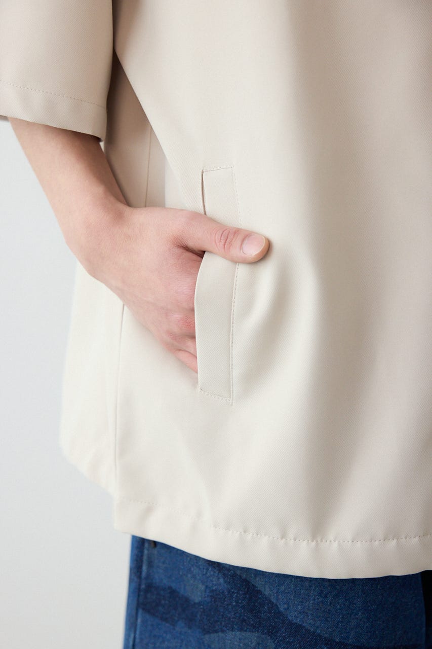 USハーフスリーブコーチシャツ BEG L