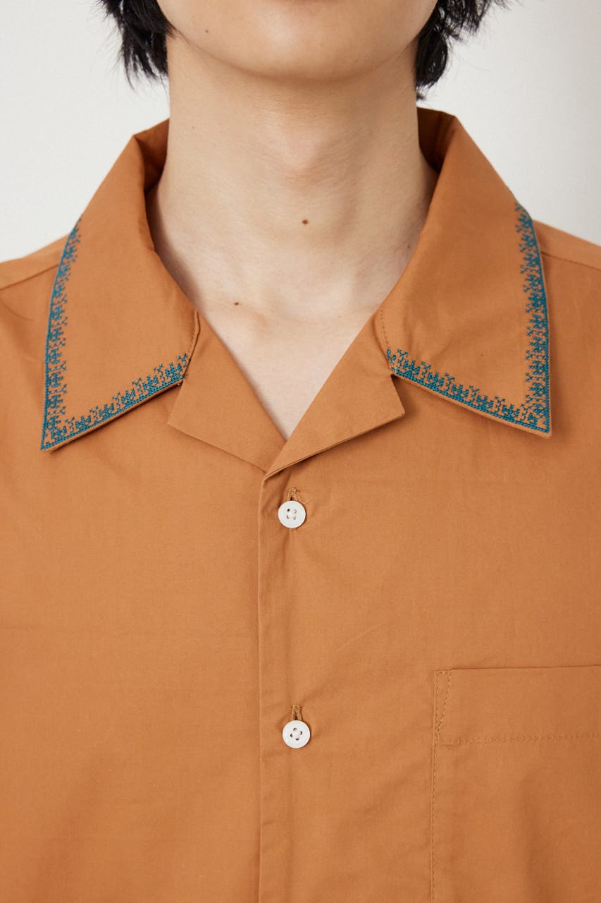 Crown Hem シャツ D/ORG L