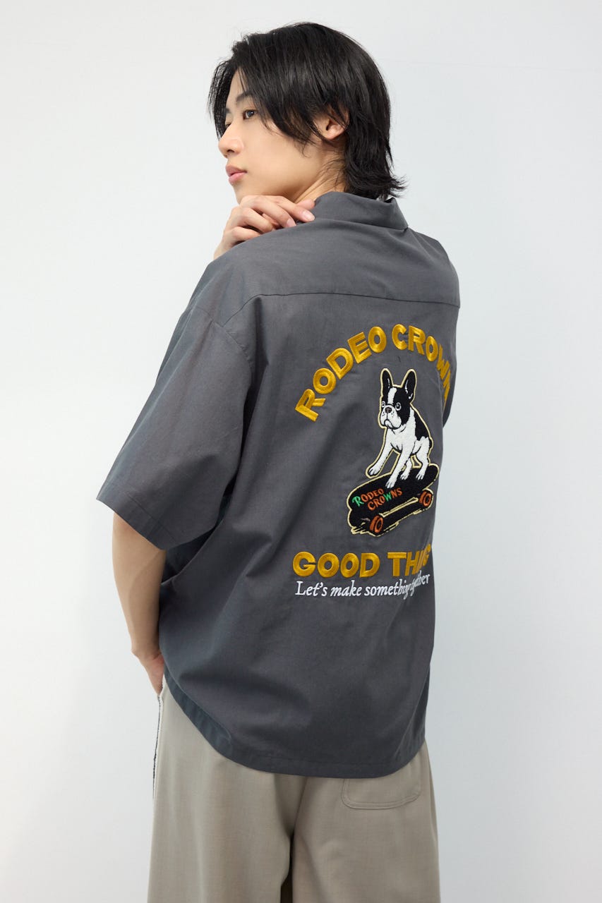 COOLMAX（R）ファブリック製・Frenchieシャツ C.GRY M