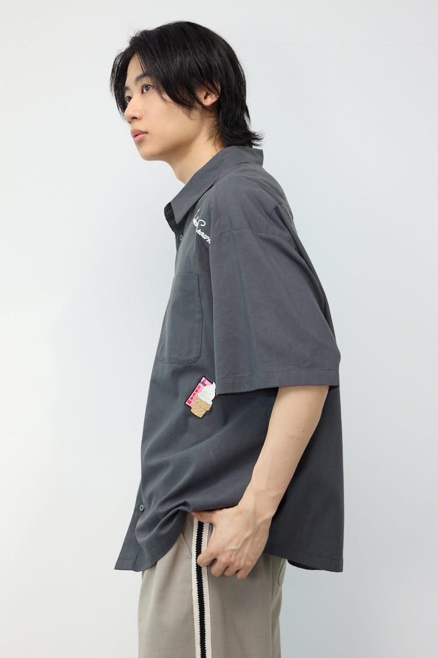 COOLMAX（R）ファブリック製・Frenchieシャツ C.GRY M
