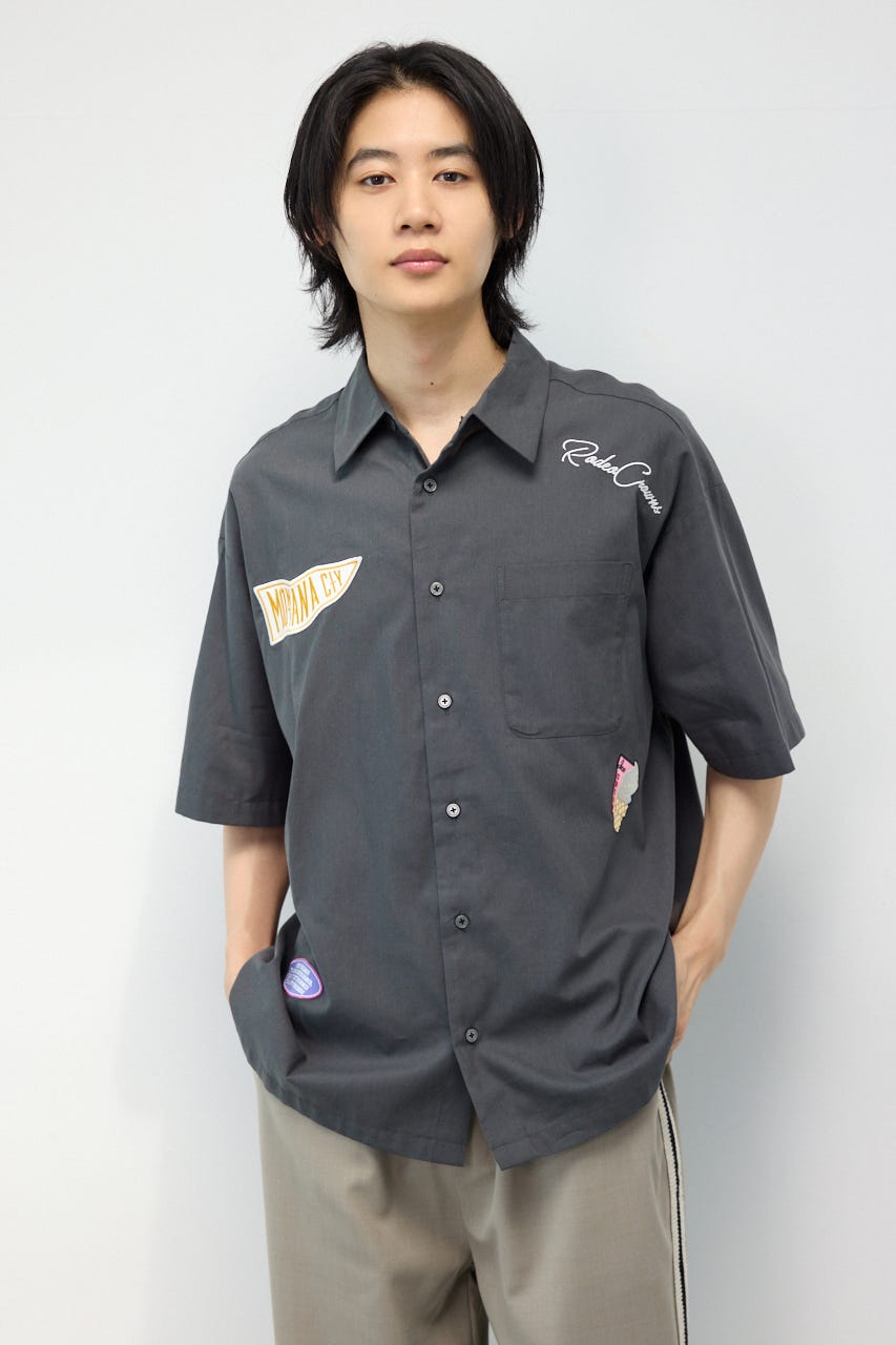 COOLMAX（R）ファブリック製・Frenchieシャツ C.GRY M