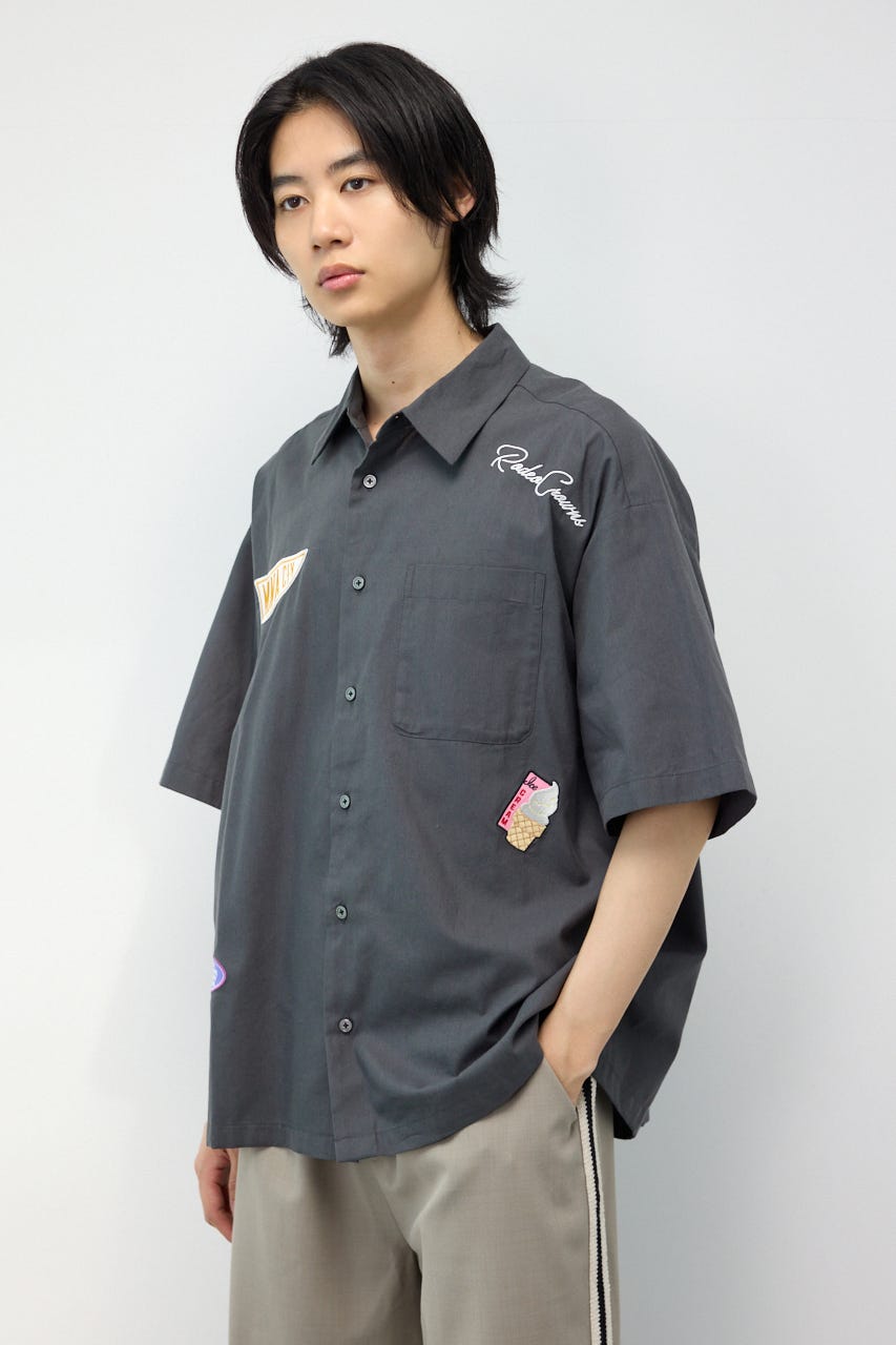 COOLMAX（R）ファブリック製・Frenchieシャツ C.GRY M