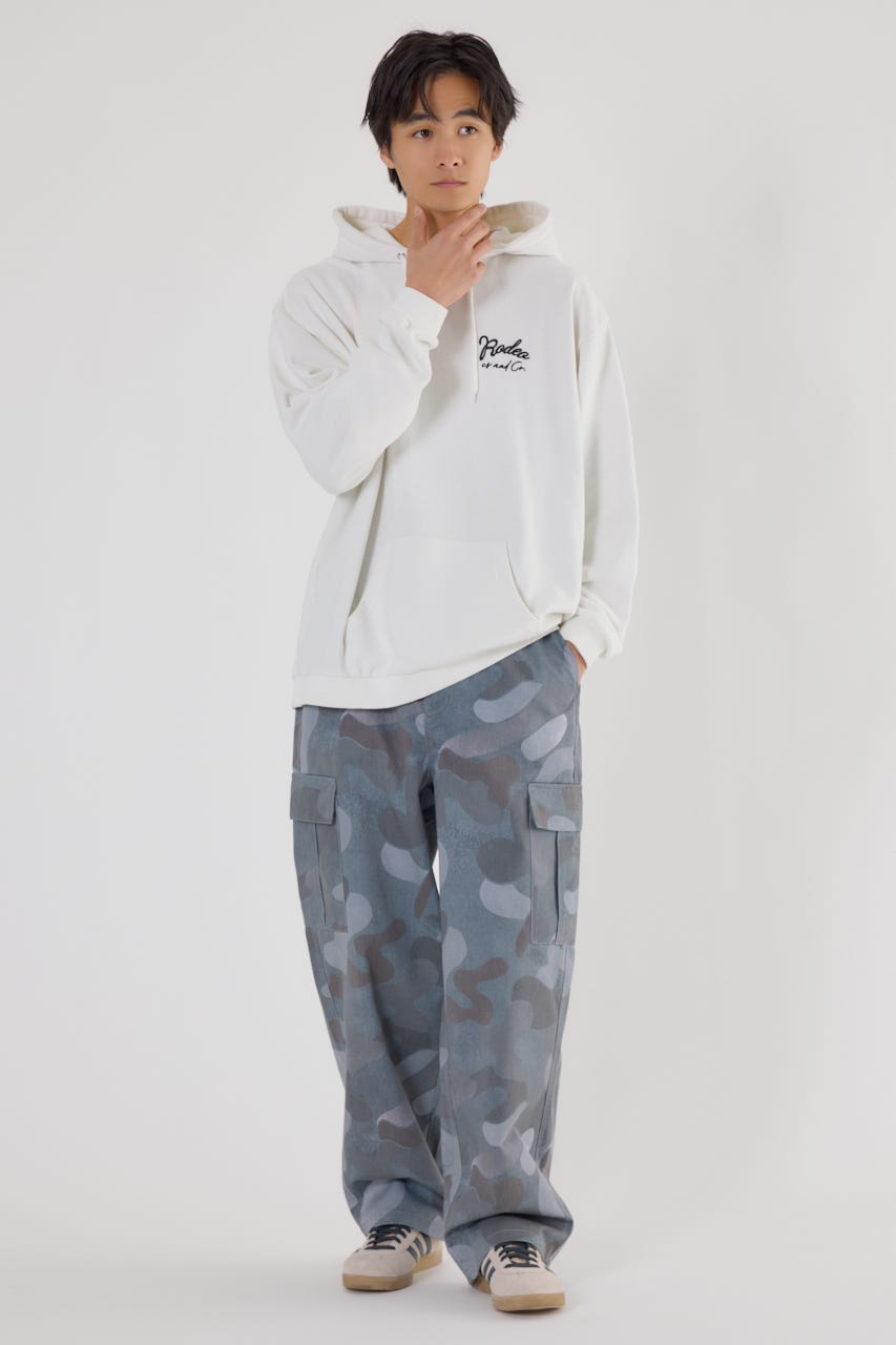 カモフラカーゴパンツ 柄GRY L