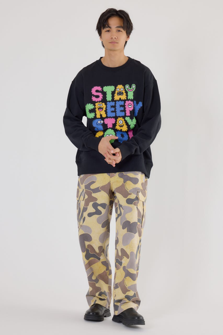 カモフラカーゴパンツ 柄YEL L