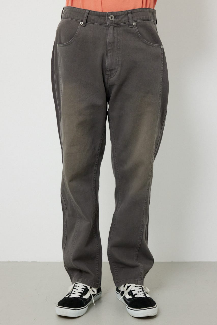 ダブルニーフェードカラーパンツ C.GRY M