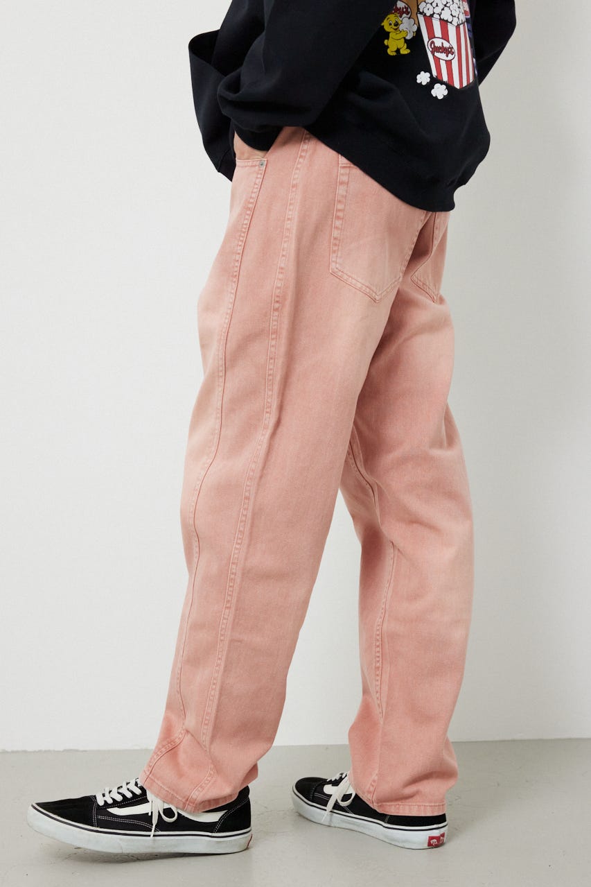 ダブルニーフェードカラーパンツ L/PNK M