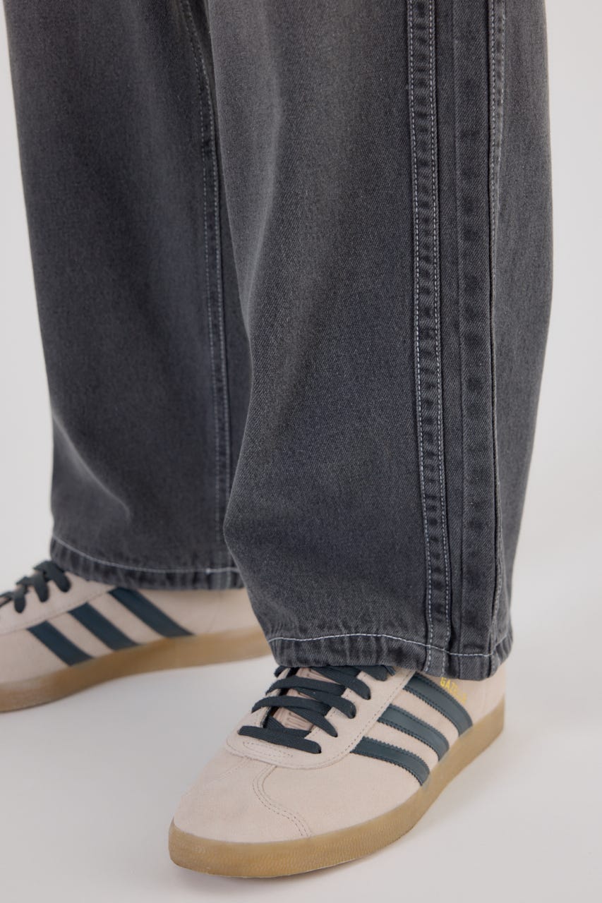 デニムトラックパンツ BLK M