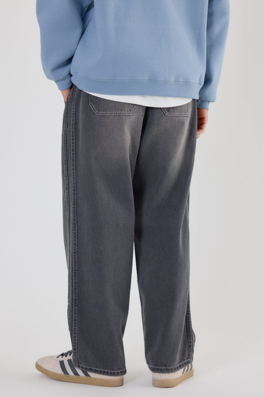 デニムトラックパンツ BLK M