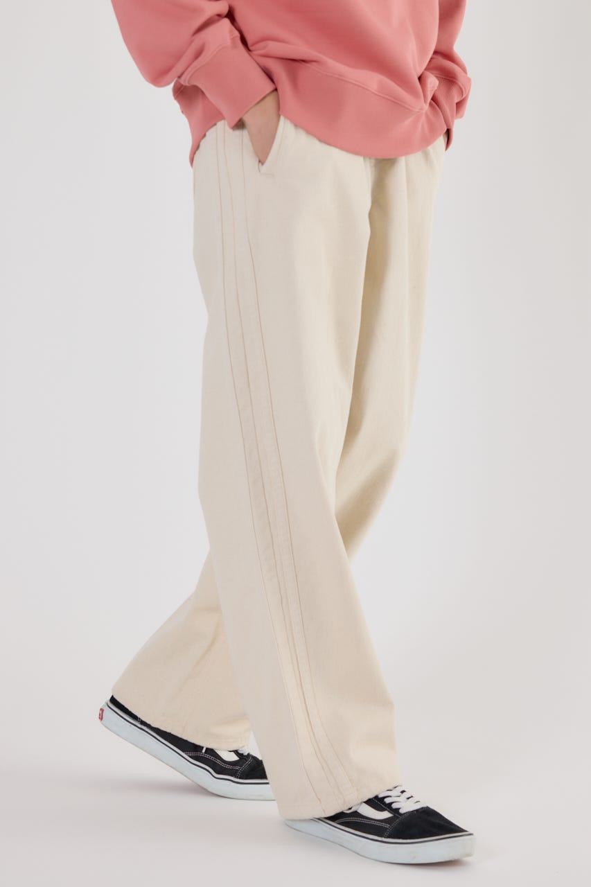 デニムトラックパンツ IVOY M