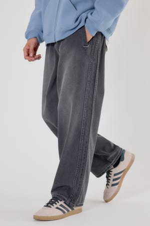 デニムトラックパンツ