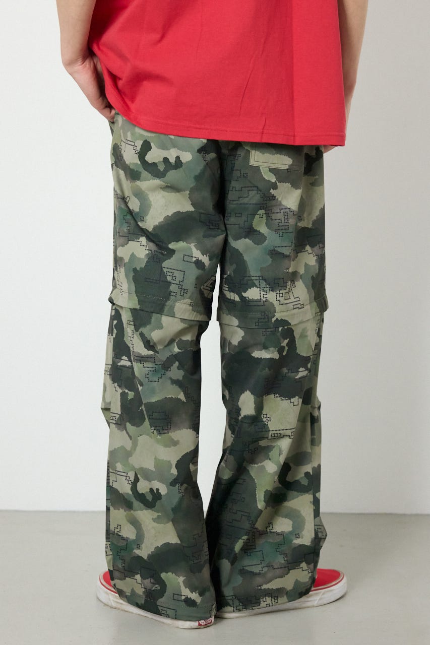 2wayセパレートパンツ 迷彩 M