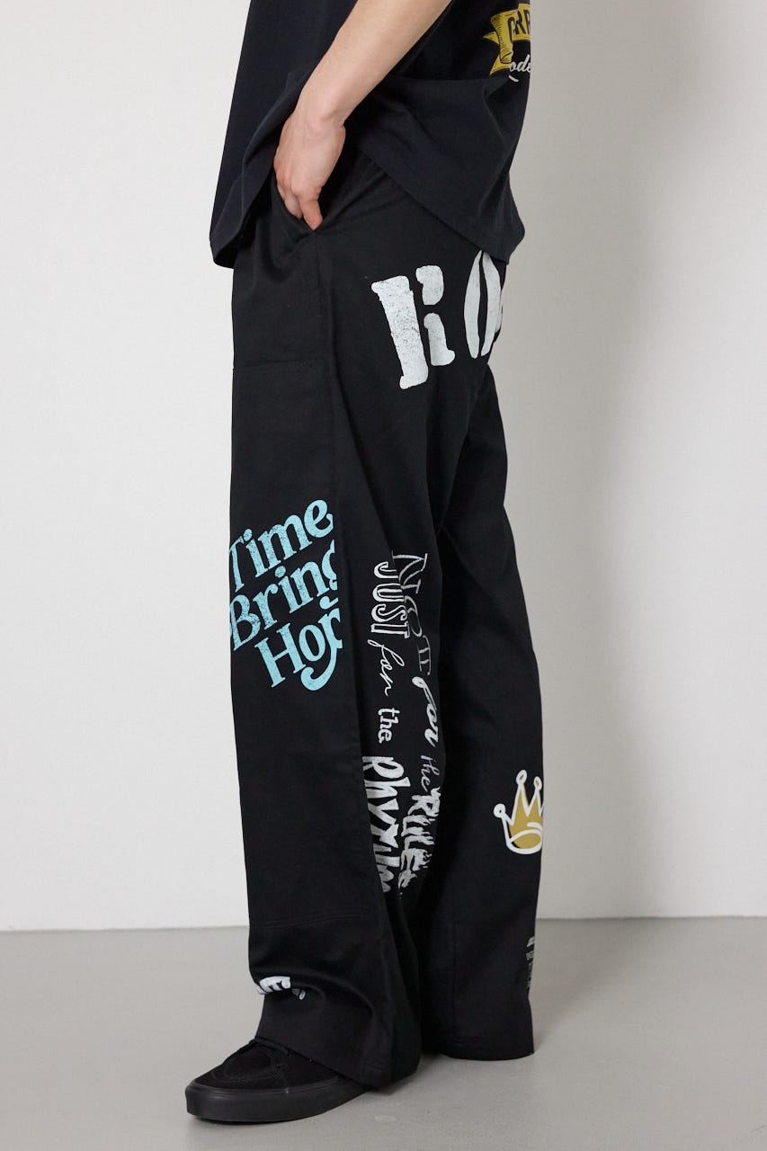 アニバーサリーダブルニーパンツ BLK M