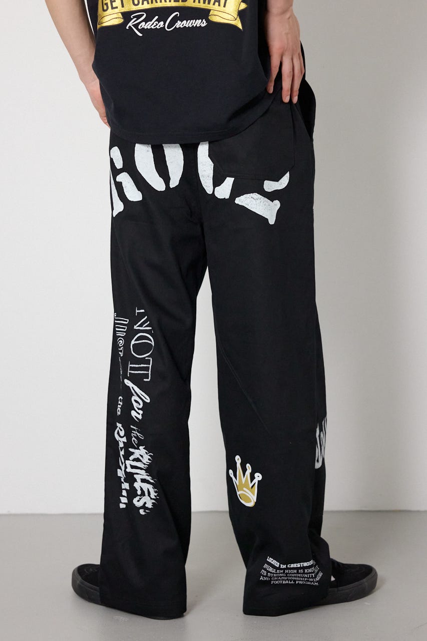 アニバーサリーダブルニーパンツ BLK M