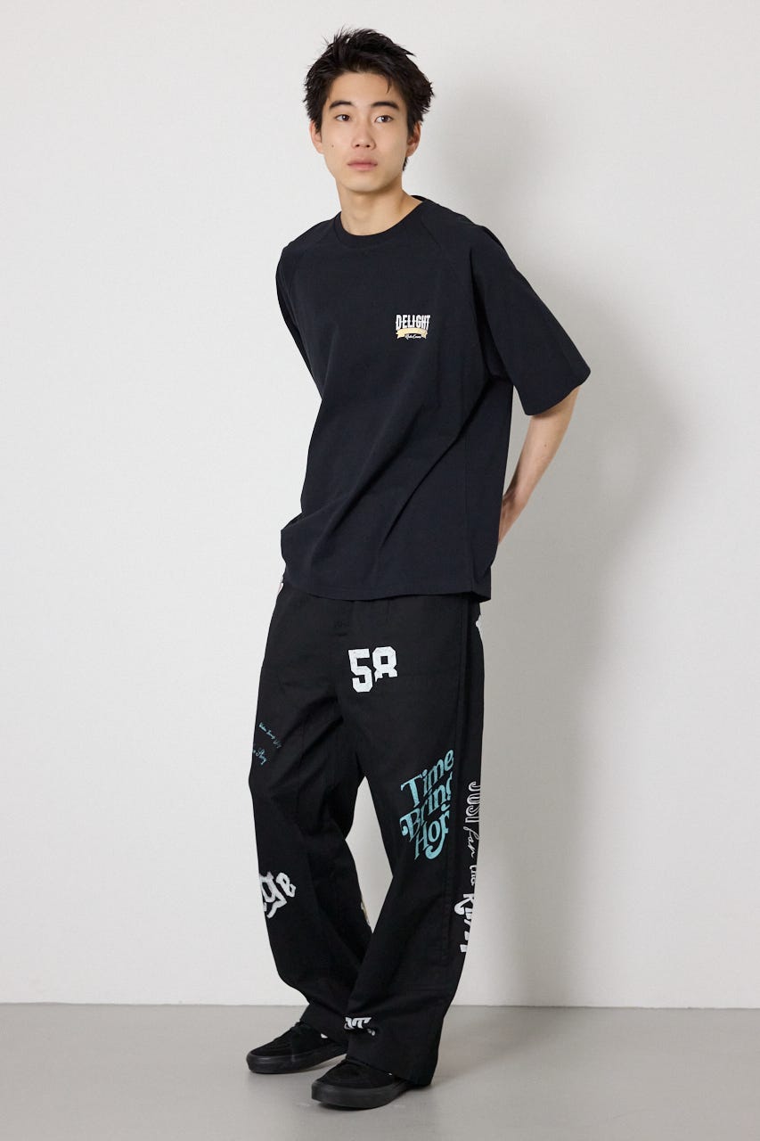 アニバーサリーダブルニーパンツ BLK M