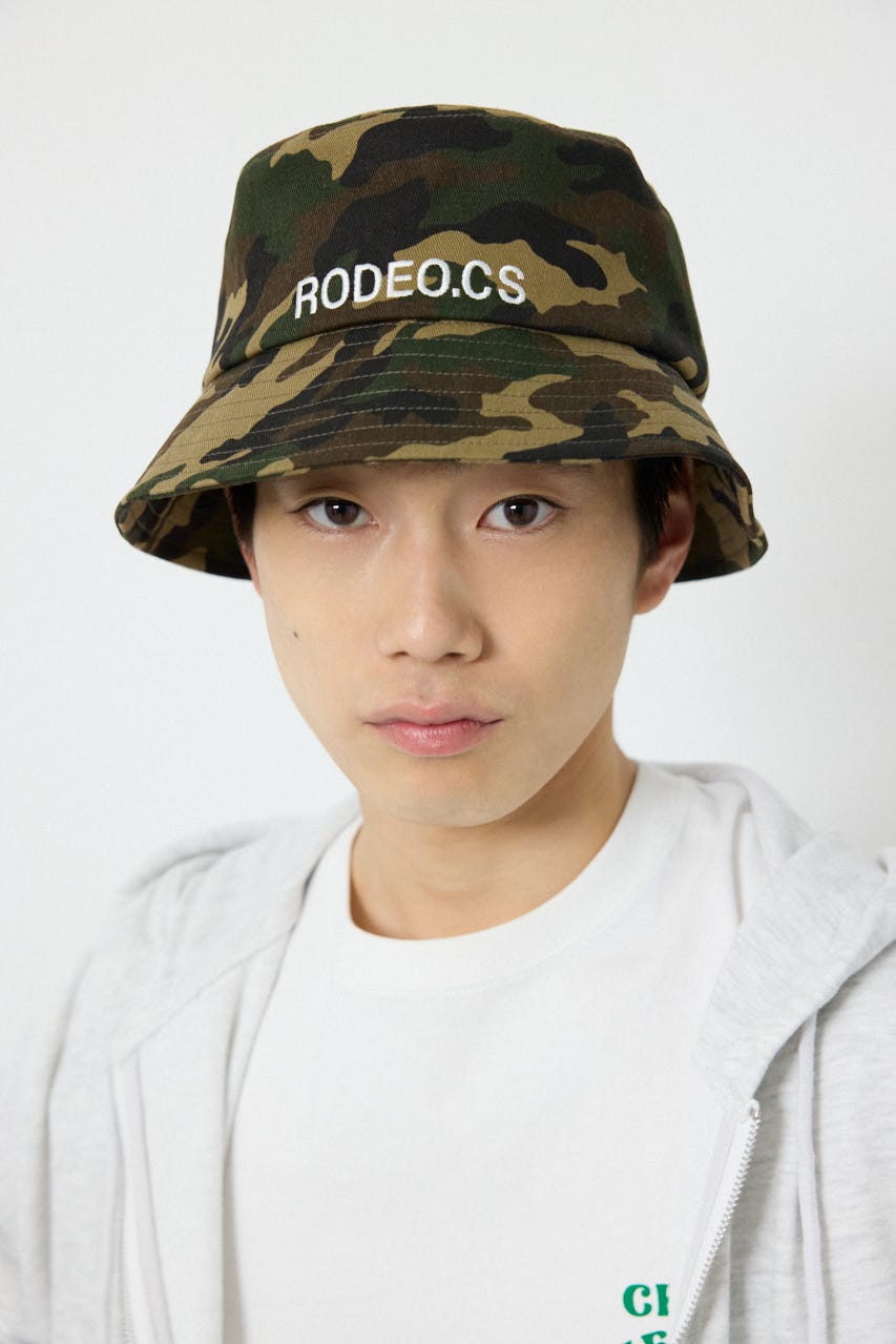 ロゴバケットハット 柄KHA FREE