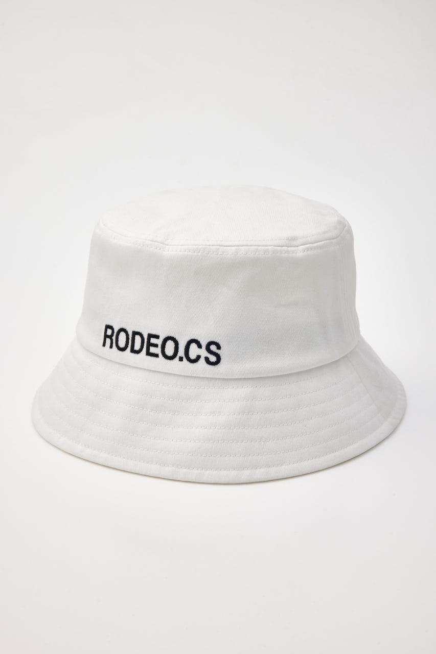 ロゴバケットハット O/WHT FREE