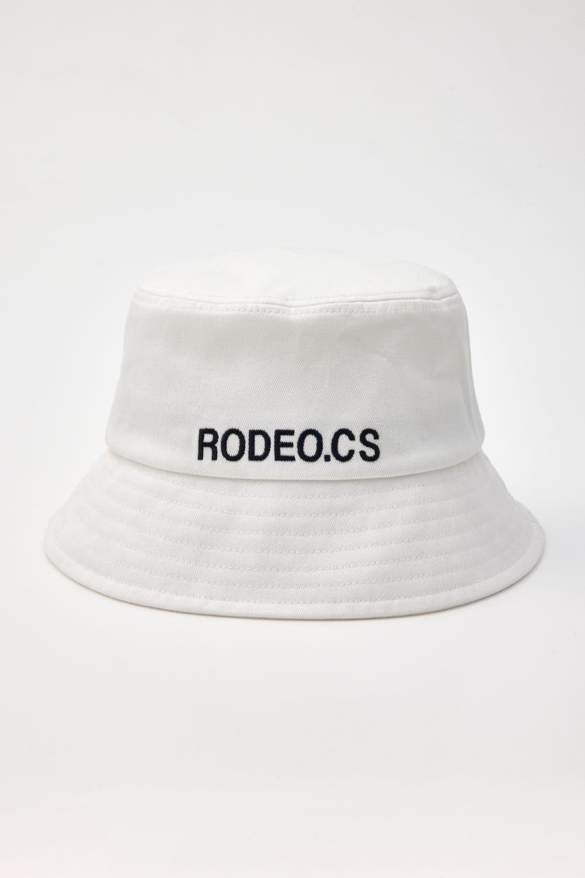 ロゴバケットハット O/WHT FREE