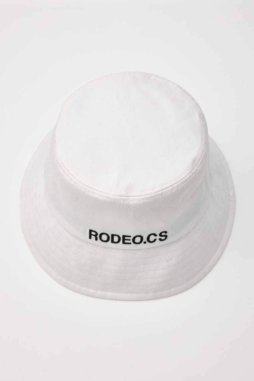 ロゴバケットハット O/WHT FREE
