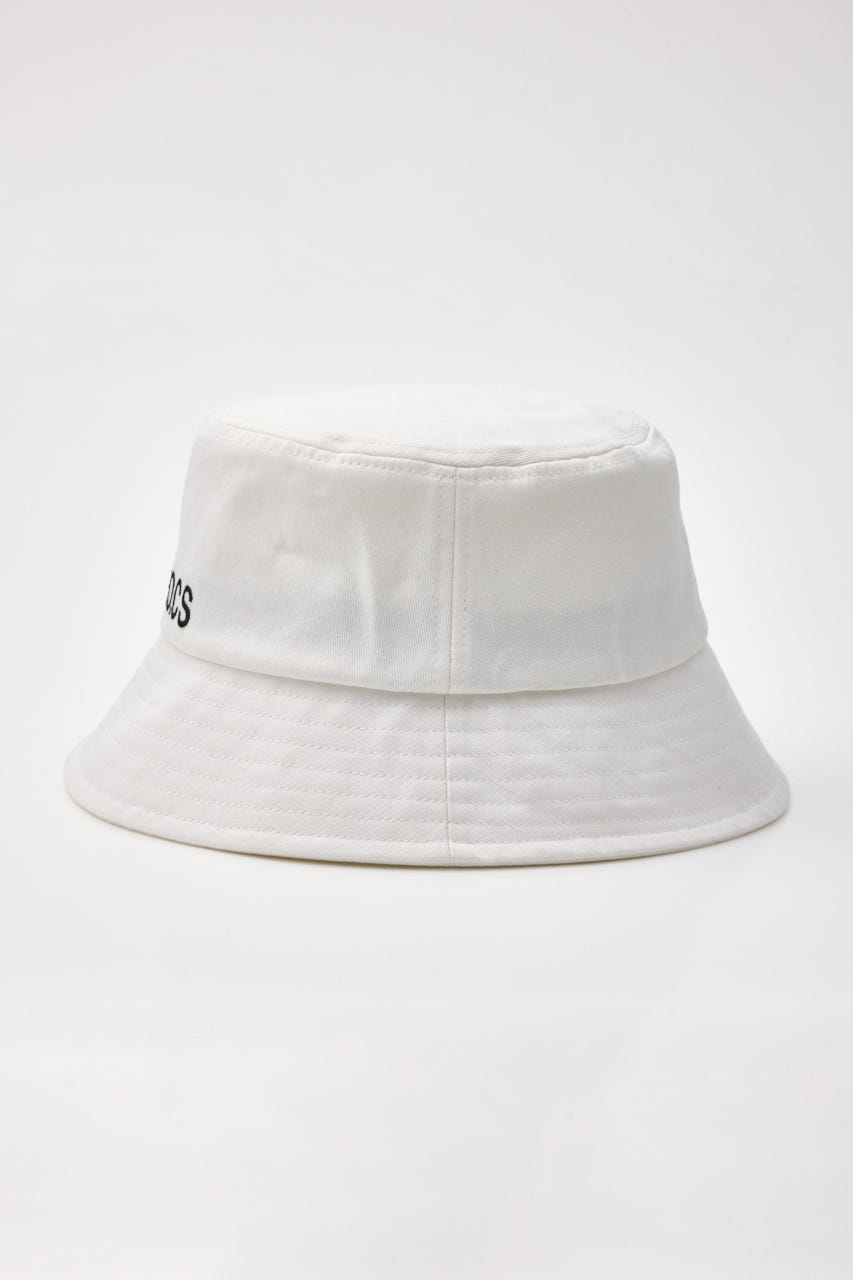 ロゴバケットハット O/WHT FREE