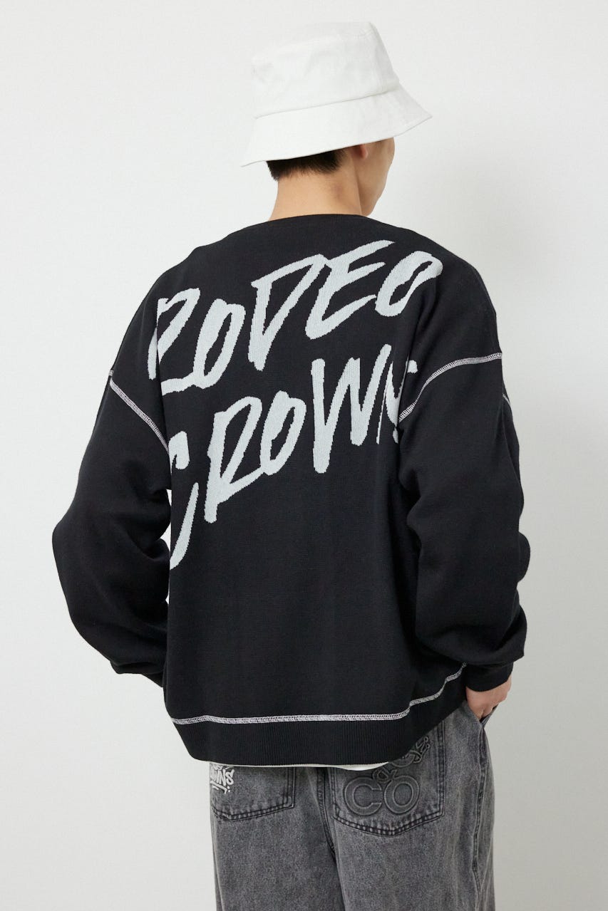 スウェットライクZIPカーディガン BLK L