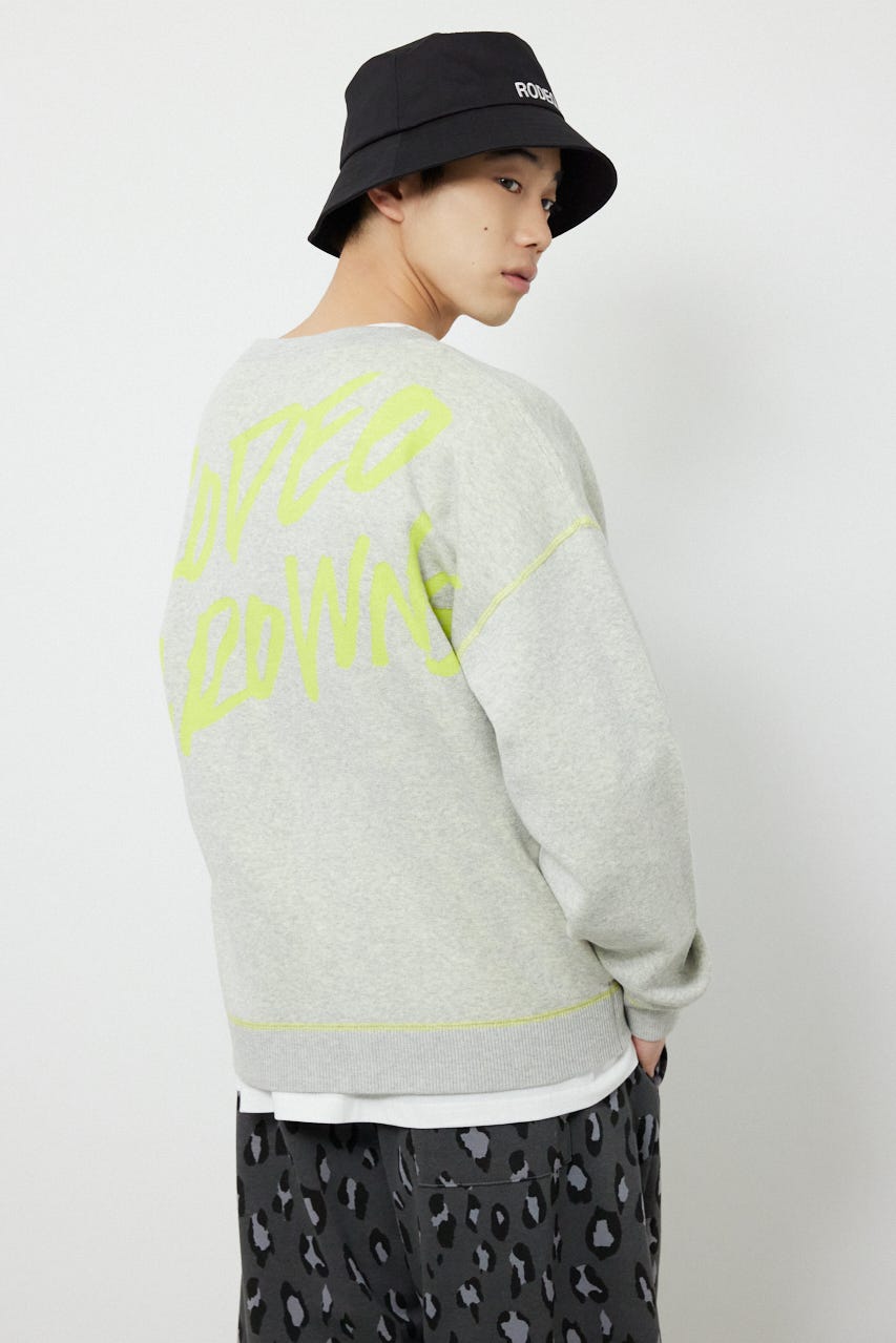 スウェットライクZIPカーディガン L/T.GRY M