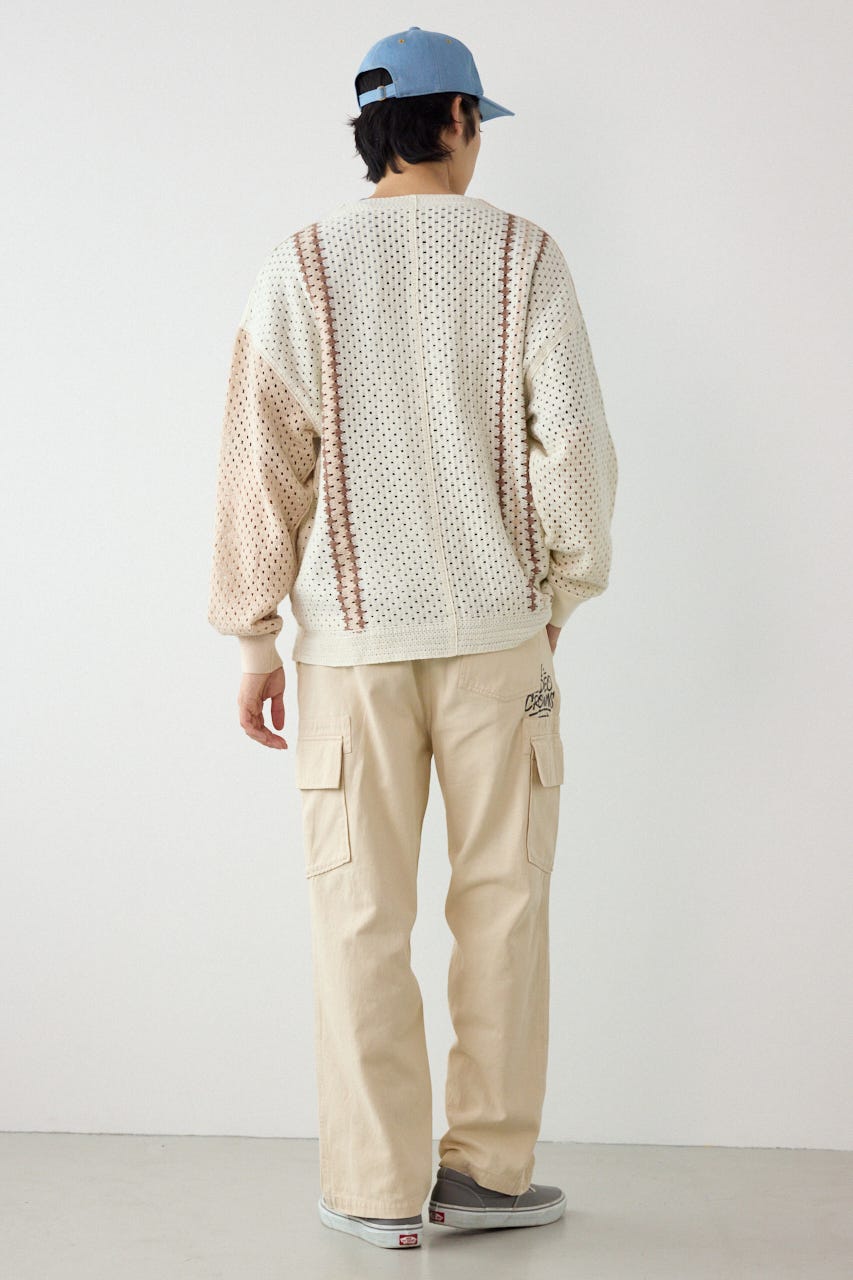 ランダムクロシェカーディガン IVOY M