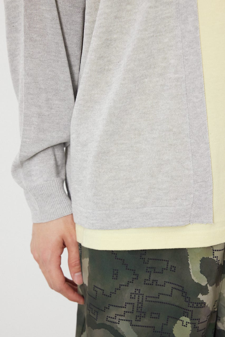 ロープロゴニットトッパー L/T.GRY FREE