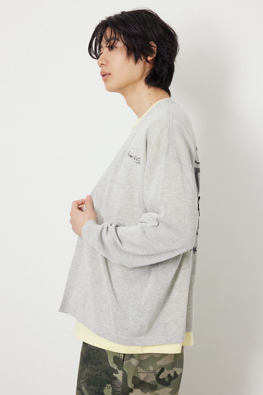 ロープロゴニットトッパー L/T.GRY FREE