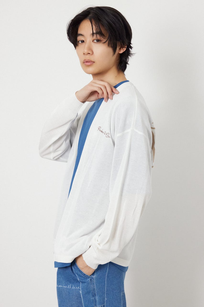 ロープロゴニットトッパー O/WHT FREE