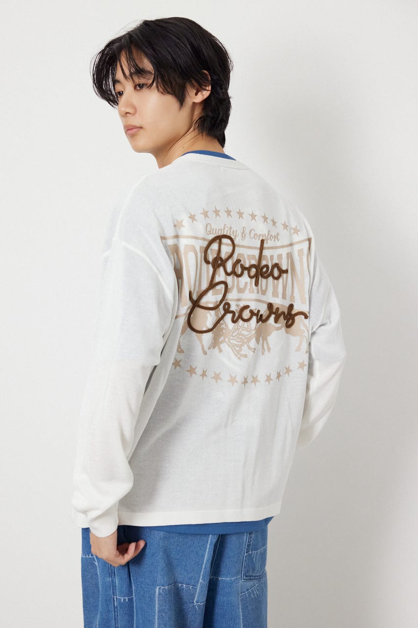 ロープロゴニットトッパー O/WHT FREE