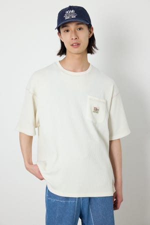 ピグメントワッフルTシャツ