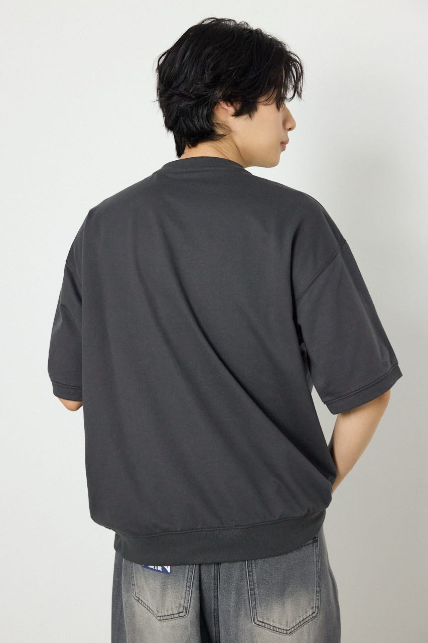 decoration半袖スウェット D/C.GRY L