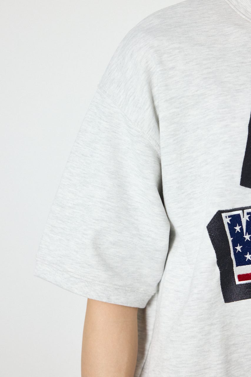 decoration半袖スウェット L/T.GRY M