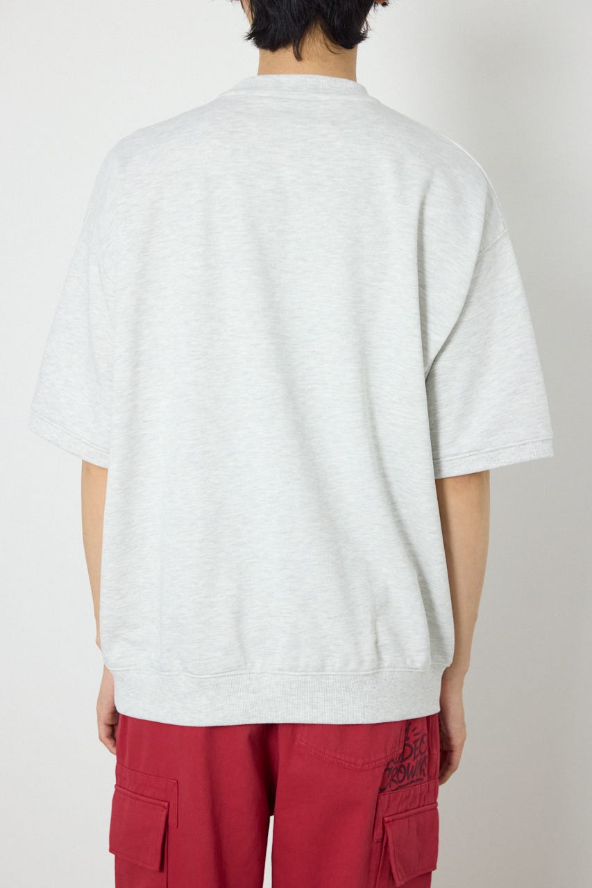 decoration半袖スウェット L/T.GRY M