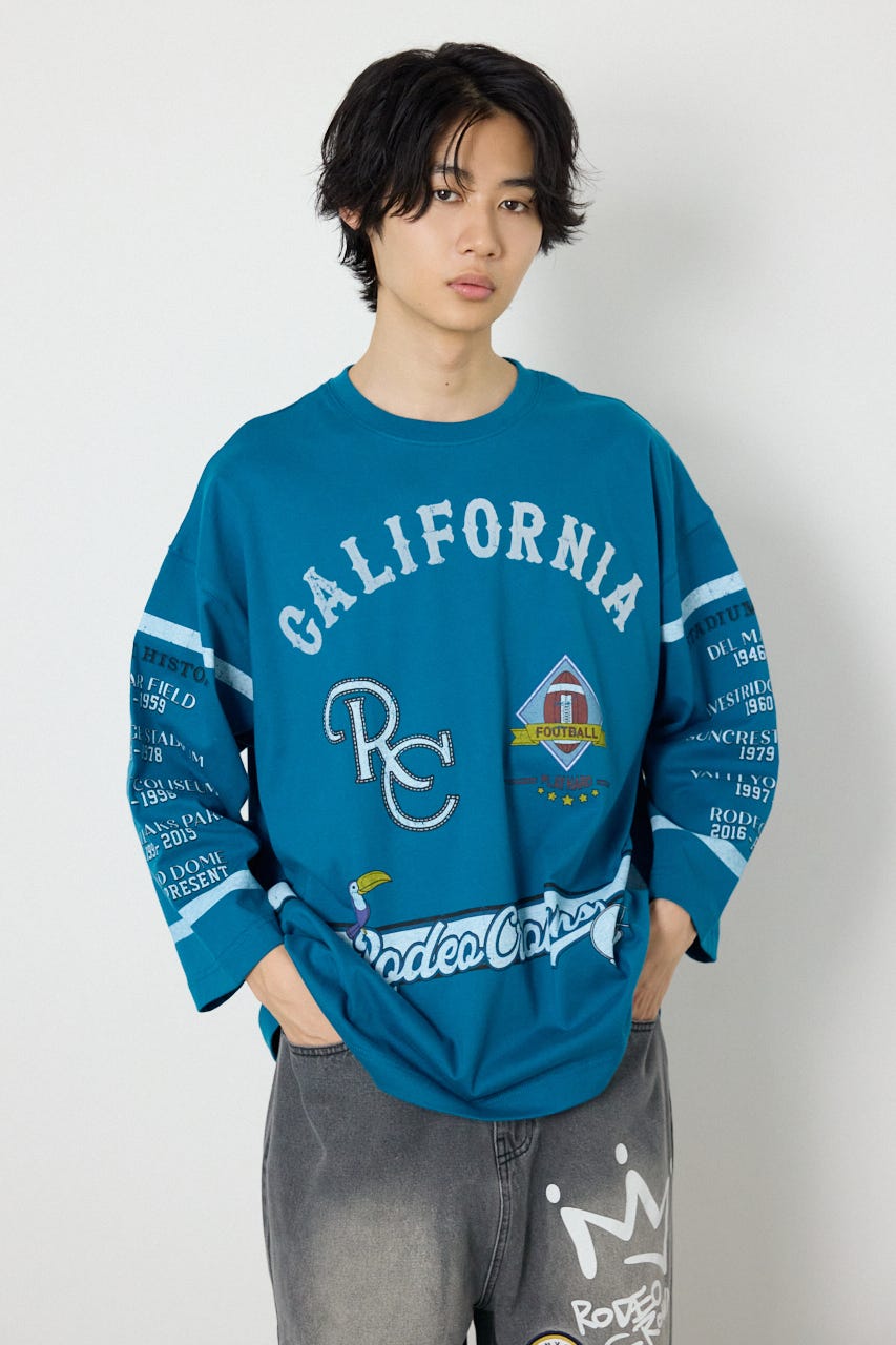 footballトップス BLU M