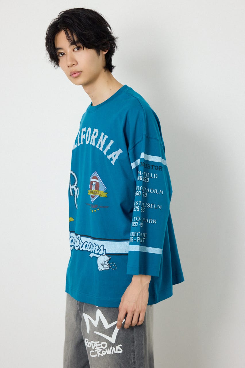 footballトップス BLU M