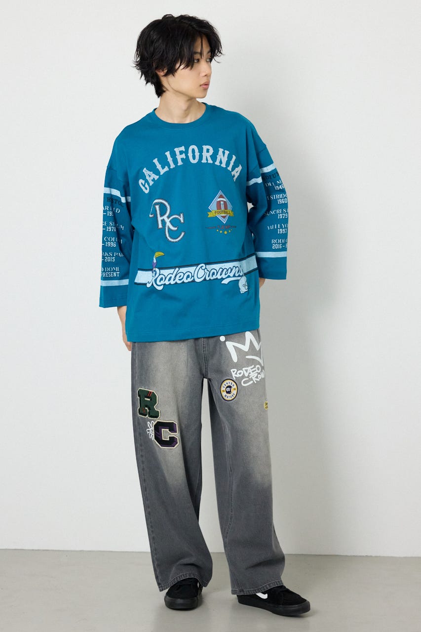 footballトップス BLU M