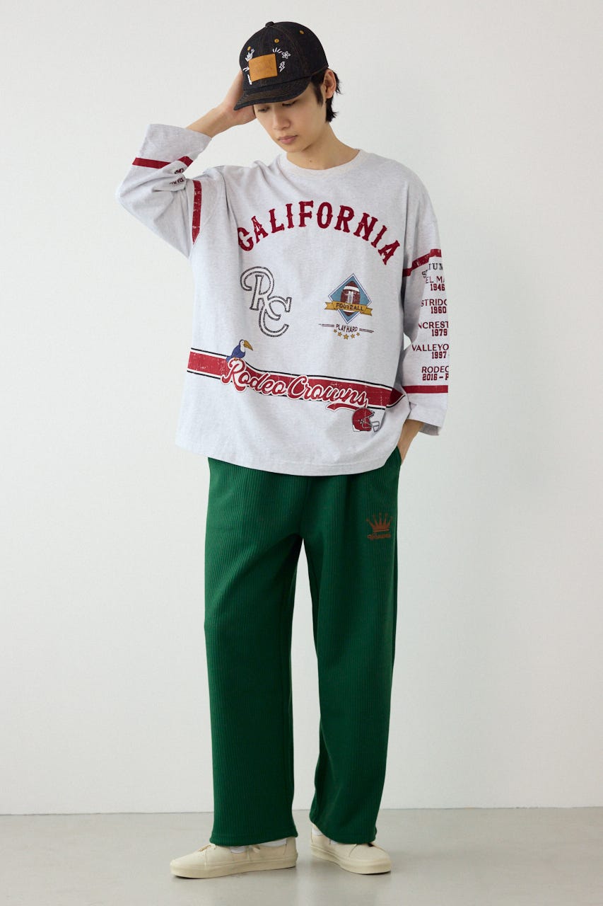 footballトップス L/T.GRY M