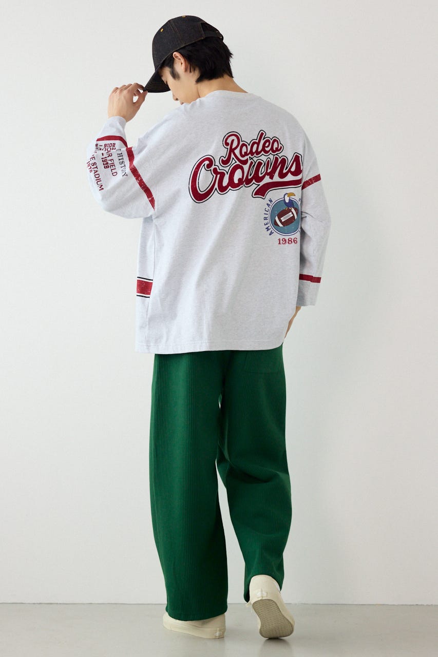 footballトップス L/T.GRY M