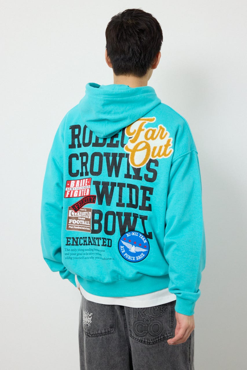 タイポグラフィーZIPパーカー L/TQ M