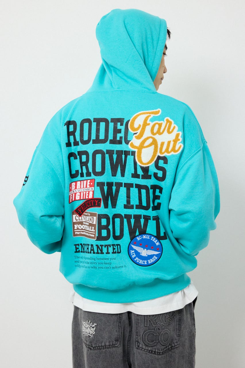 タイポグラフィーZIPパーカー L/TQ M