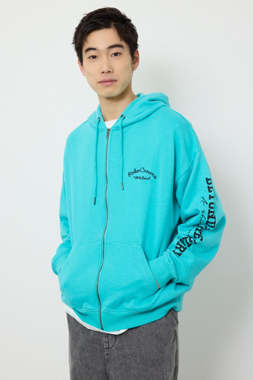 タイポグラフィーZIPパーカー L/TQ M