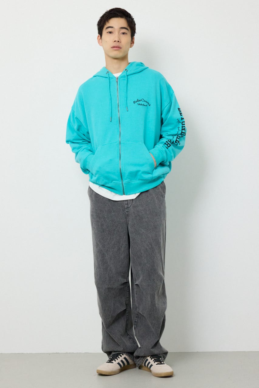 タイポグラフィーZIPパーカー L/TQ M