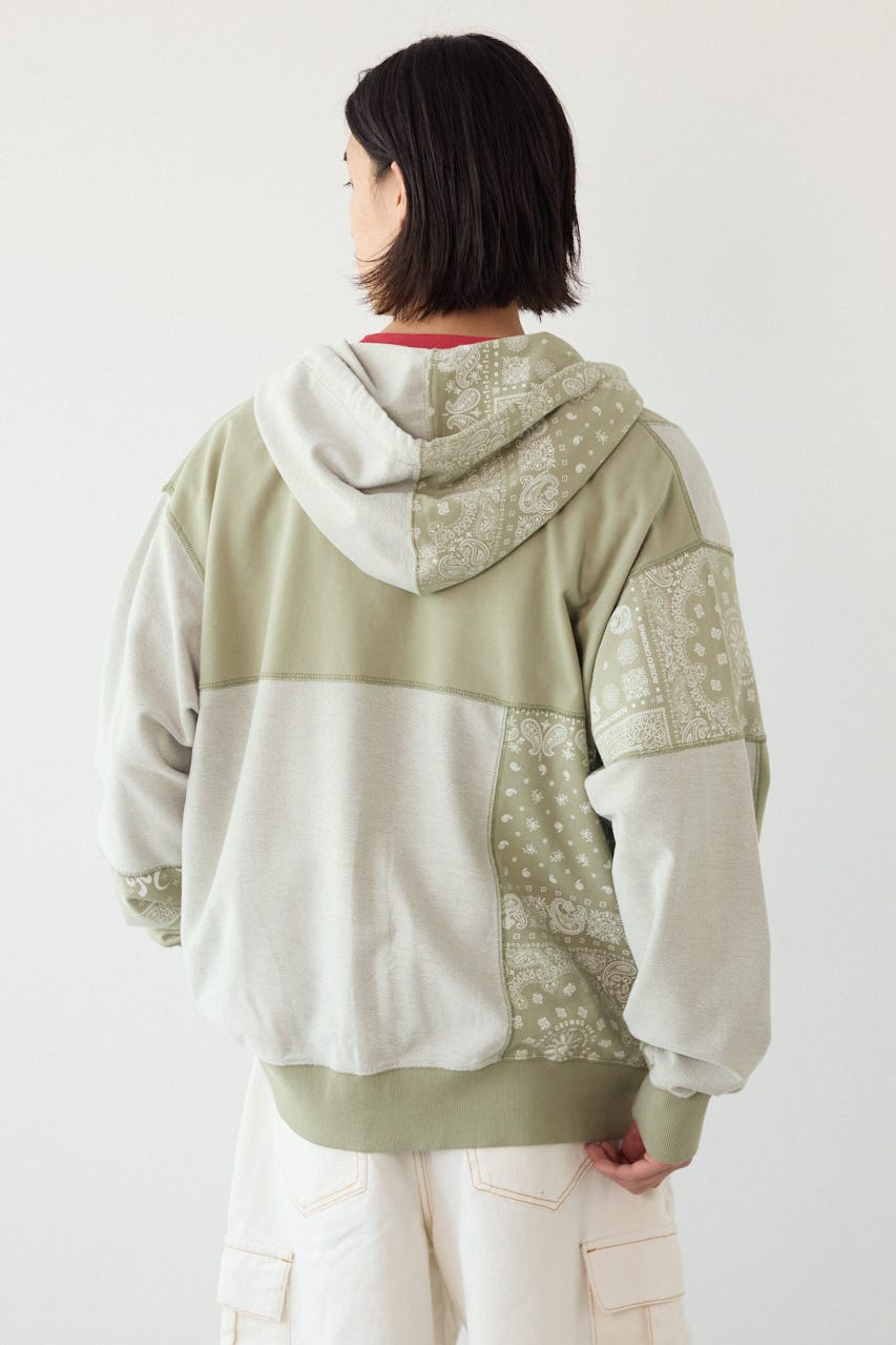 パッチワークZIPパーカー L/KHA L