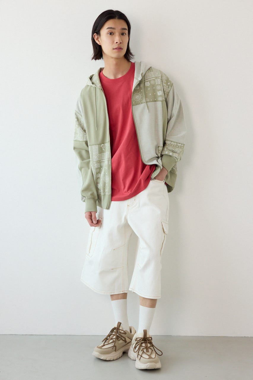 パッチワークZIPパーカー L/KHA L